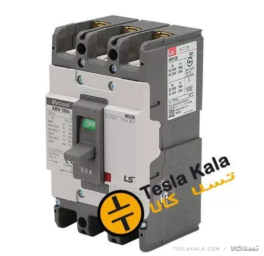 automatic switch, compact 100 amps, non-adjustable thermo-magnetic LS, metasol ABN series